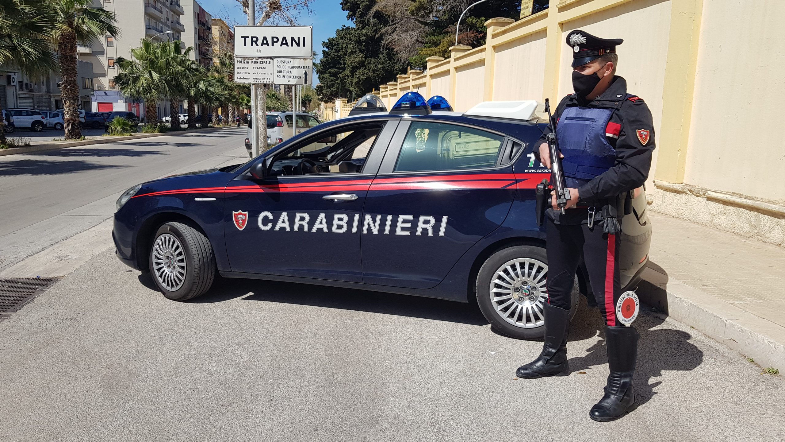 carabinieri trapani contrasto spaccio di droga