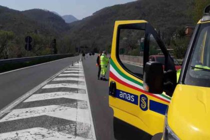frana strada statale 113 calatafimi segesta mezzo anas