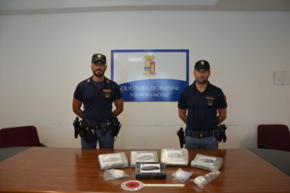 cocaina sequestrata al porto di trapani
